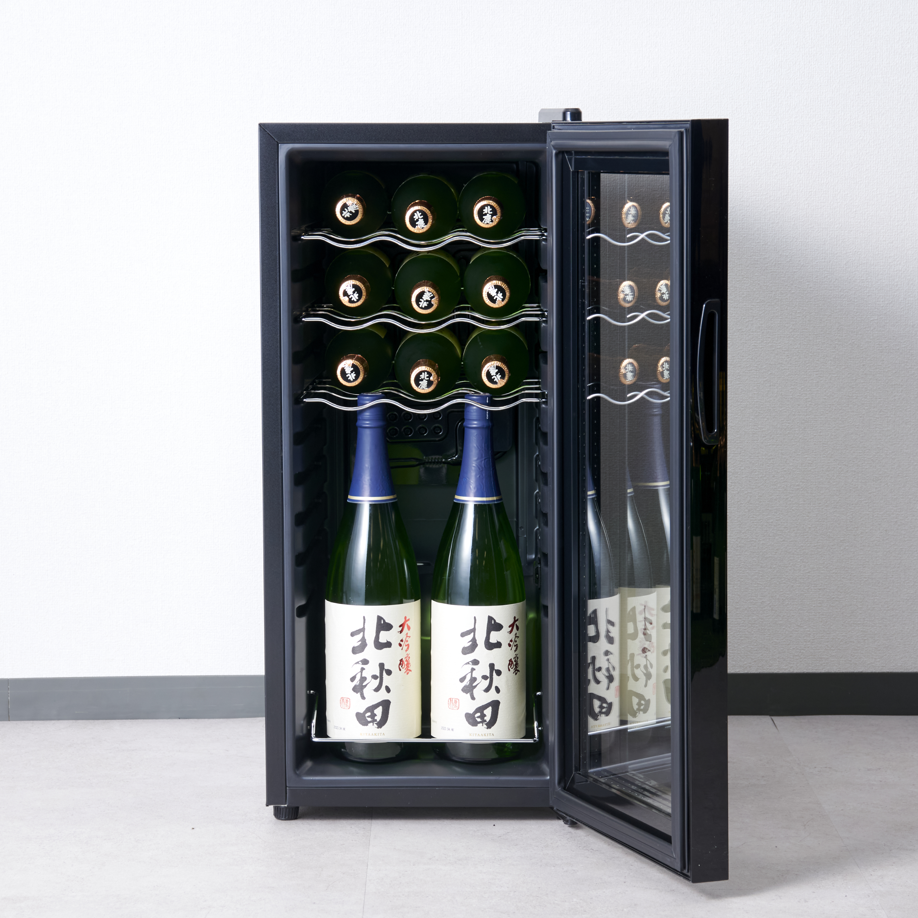 アイリスオーヤマ ワインセラー 家庭用小型 8本 スリム PWC-251P-B