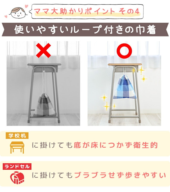 キッズエプロン 3点セット 5
