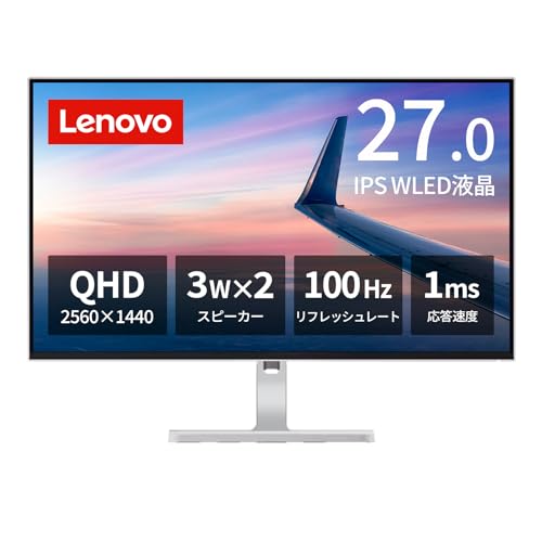 【徹底比較】Lenovoのモニターのおすすめ人気ランキング 5