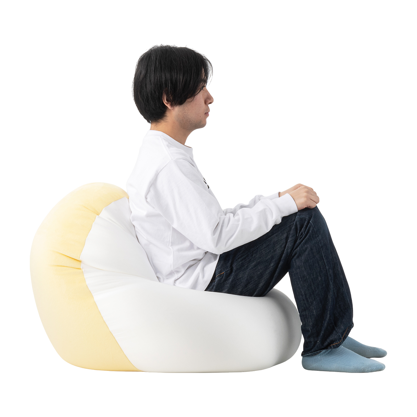 ニトリ ドロップ型ビーズクッション 5656073を検証レビュー！ビーズ