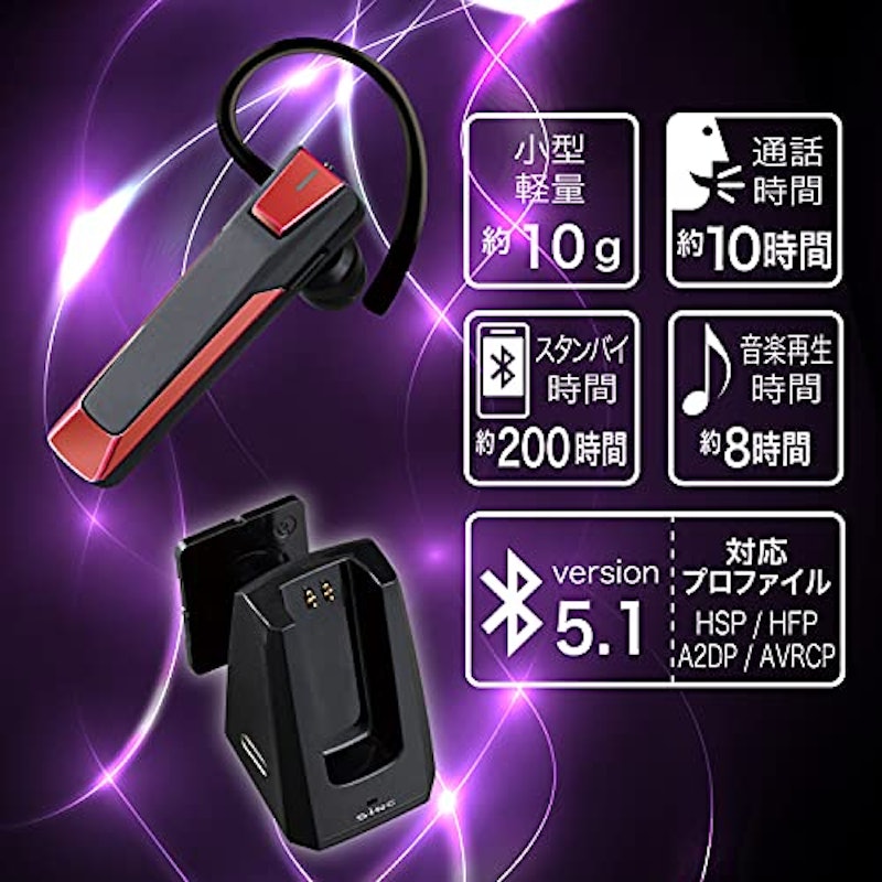 Bluetoothワイヤレスイヤホンマイク 4