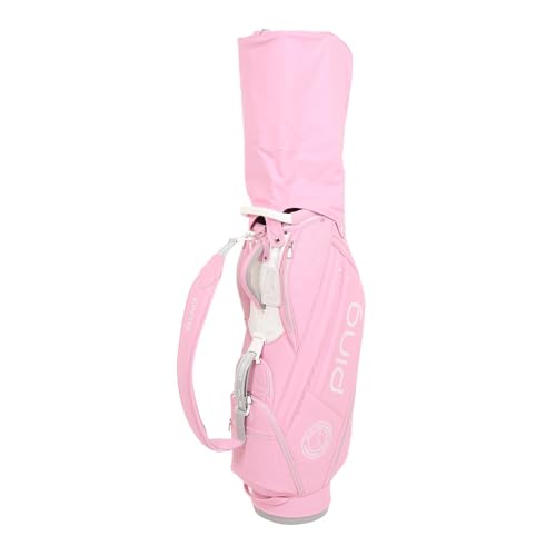 Malbon Golf ピンクデザイン キャディバッグ トラベル＆練習用に最適⛳ Malbon Golf ピンクデザイン キャディバッグ トラベル＆練習用に最適⛳