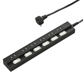 オーム電機 雷に強い節電タップ HS-TPK61PBT-K 検証レビュー評価 1