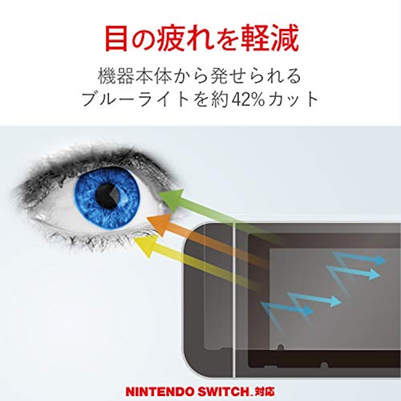 NINTENDO SWITCH対応 抗菌ブルーライトカットフィルム 3