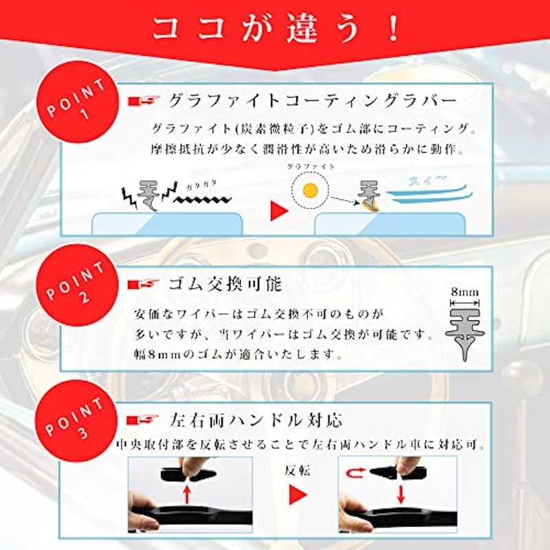 ヴォクシー 70系 75系 エアロワイパー 5