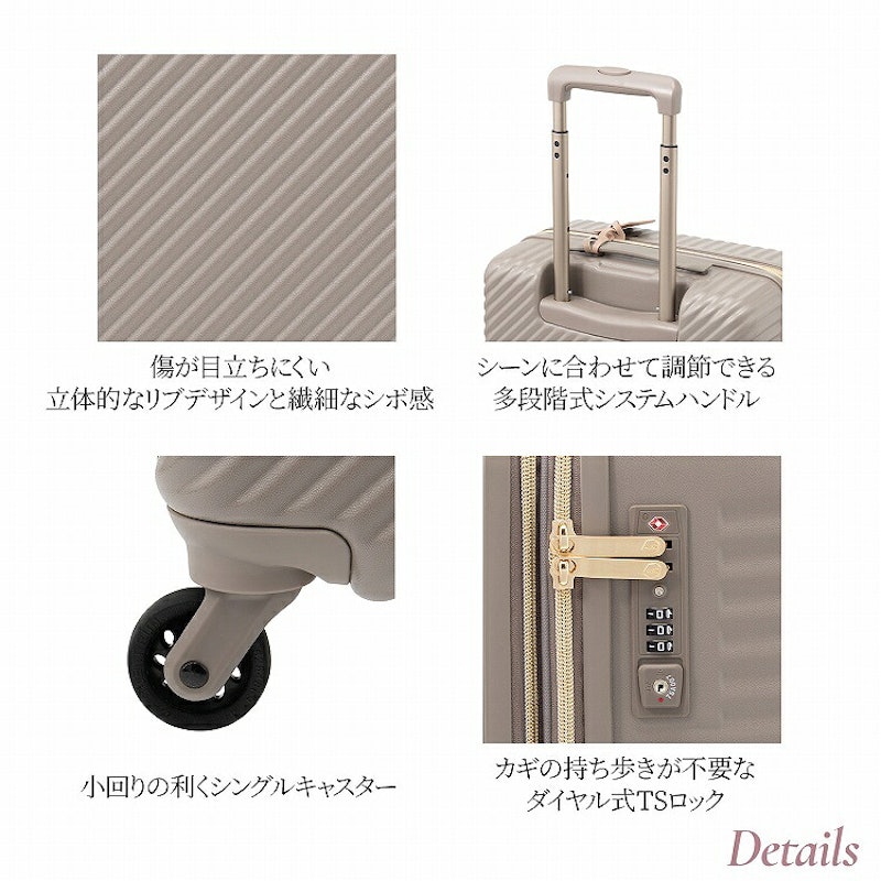 HaNT×Jewelna Roseコラボトローリー スーツケース 7