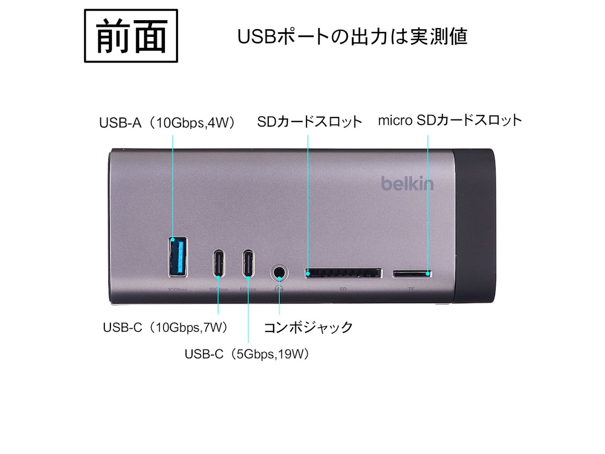 Belkin USB-C 11-in-1 Pro GaNドック(150W) INC020qcSGYを徹底 Belkin USB-C 11-in-1 Pro GaNドック(150W) INC020qcSGYを徹底