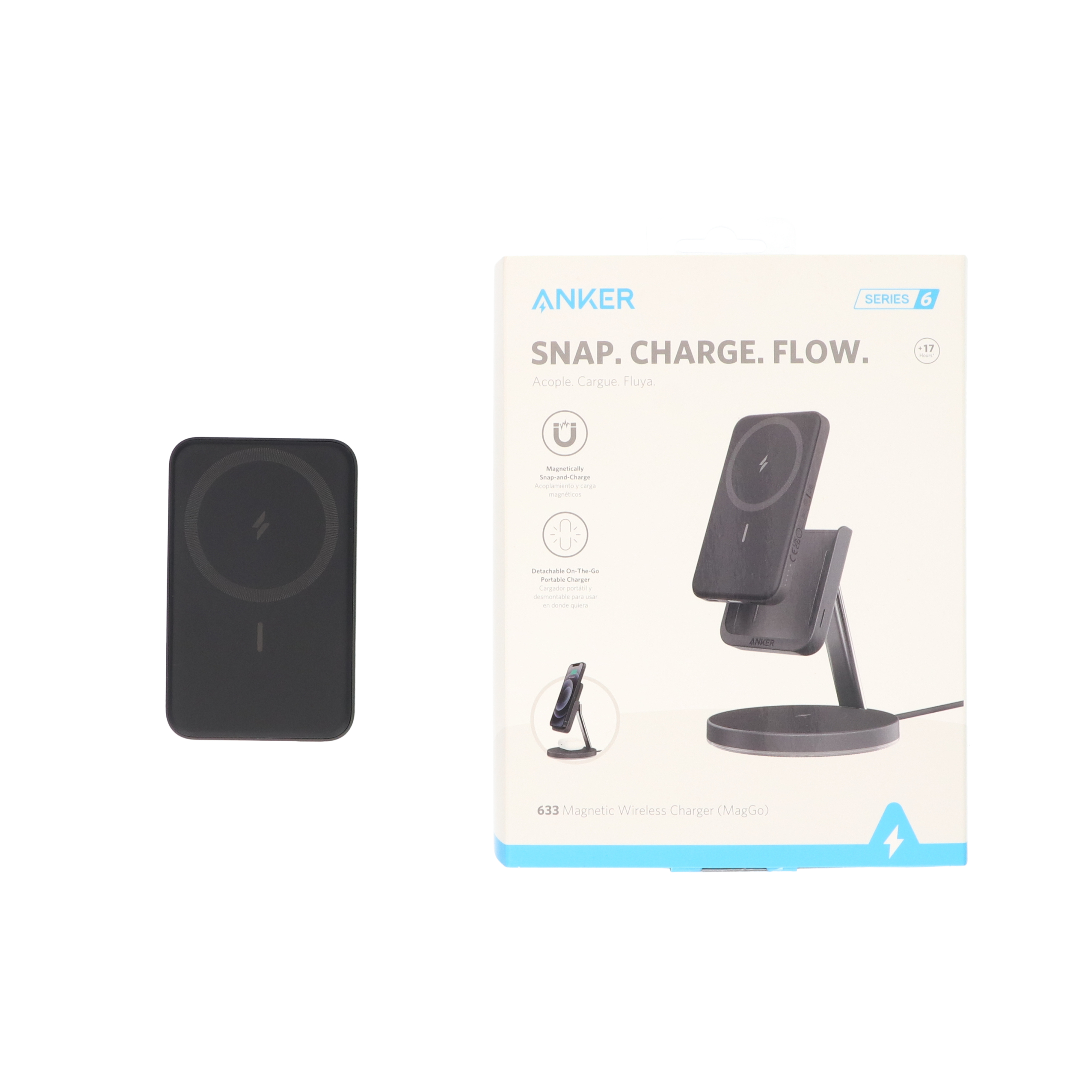 スマホアクセサリー Anker 633 Magnetic Wireless Charger Anker 633 Magnetic Wireless Charger MagGo マグネット式 3-in