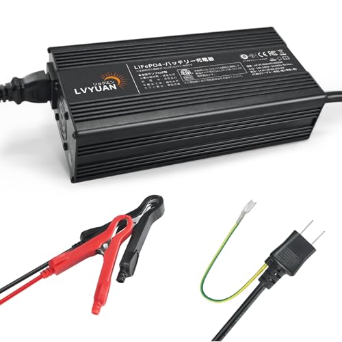 リチウムイオンバッテリー充電器 黒・グレー Amazon.co.jp: LiTime 14.6V10A リン酸鉄リチウムイオン