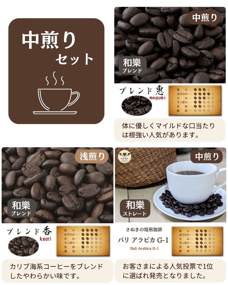 自家焙煎レギュラーコーヒーギフト 4