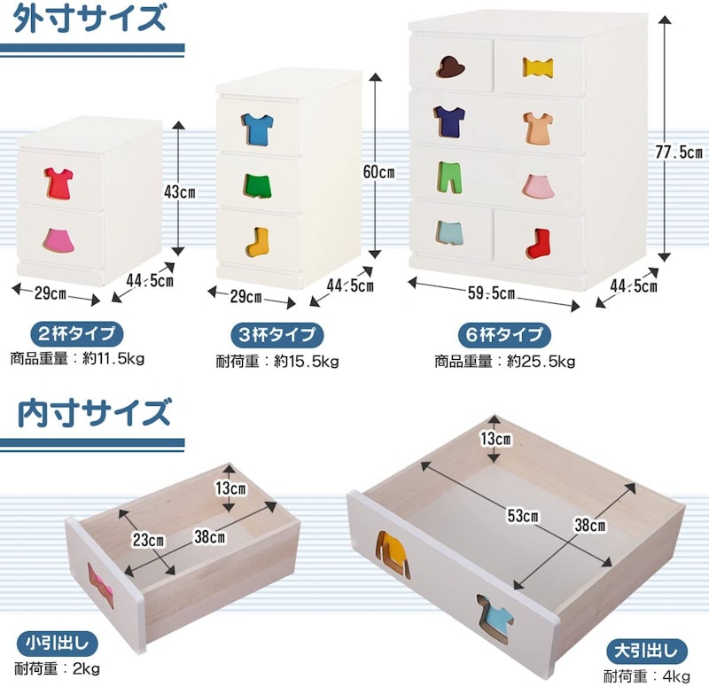 おかたづけしたくなるチェスト トライファ 2