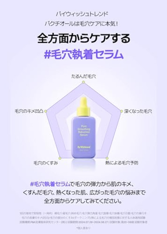 ポアスムージングバクチオールセラム 8
