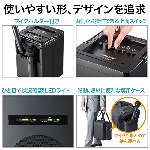 ワイヤレスマイク付き拡声器 3