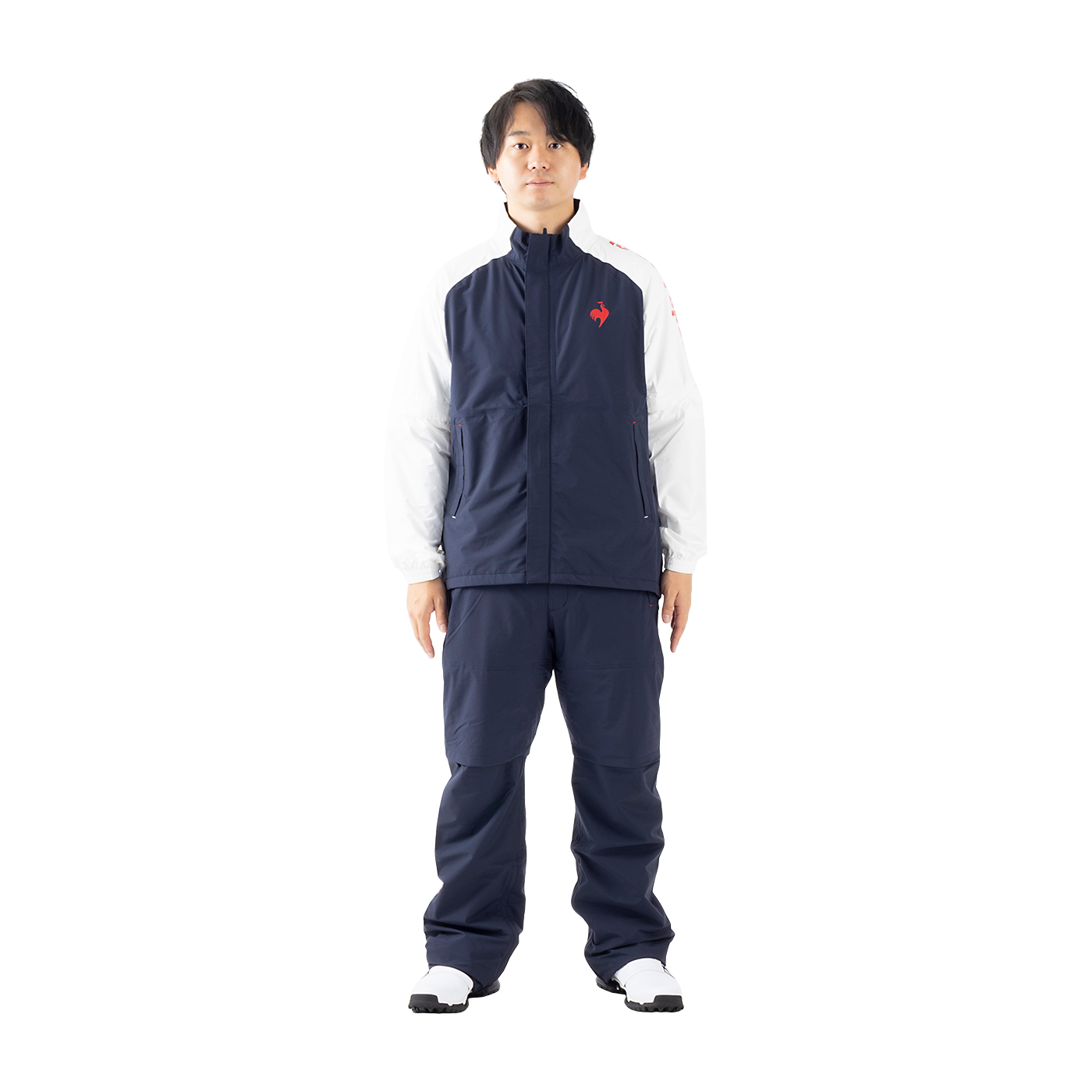 デサント le coq sportif ストレッチフォーサー 2WAY レインウェア 上下セット QGMXJH00Wを検証レビュー！ゴルフ用レインウェアの選び方も紹介 3