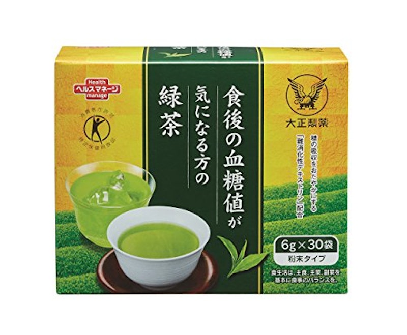 食後の血糖値が気になる方の緑茶 1