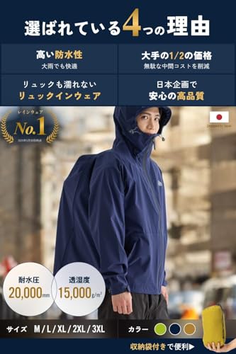 BENQUE レインウェア 上下セット 2