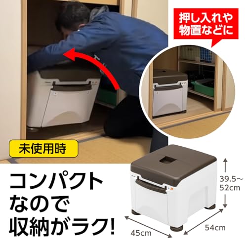 ラップ式プラスチック便座 4