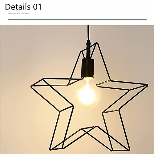 星型ペンダントライト LEDバルブ付き 3本入り ペンダントライト 3灯 LED対応 おしゃれ 人気 長さ調整 照明 照明器具