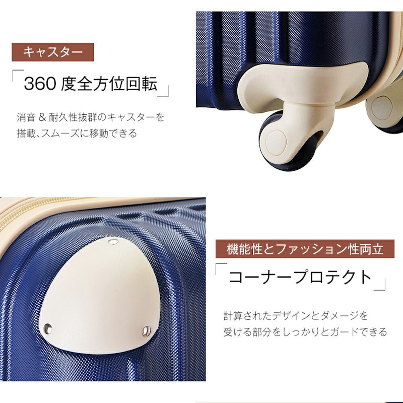 スーツケース USBポート付き 4