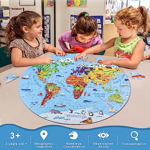 世界地図ジグソーパズル 6