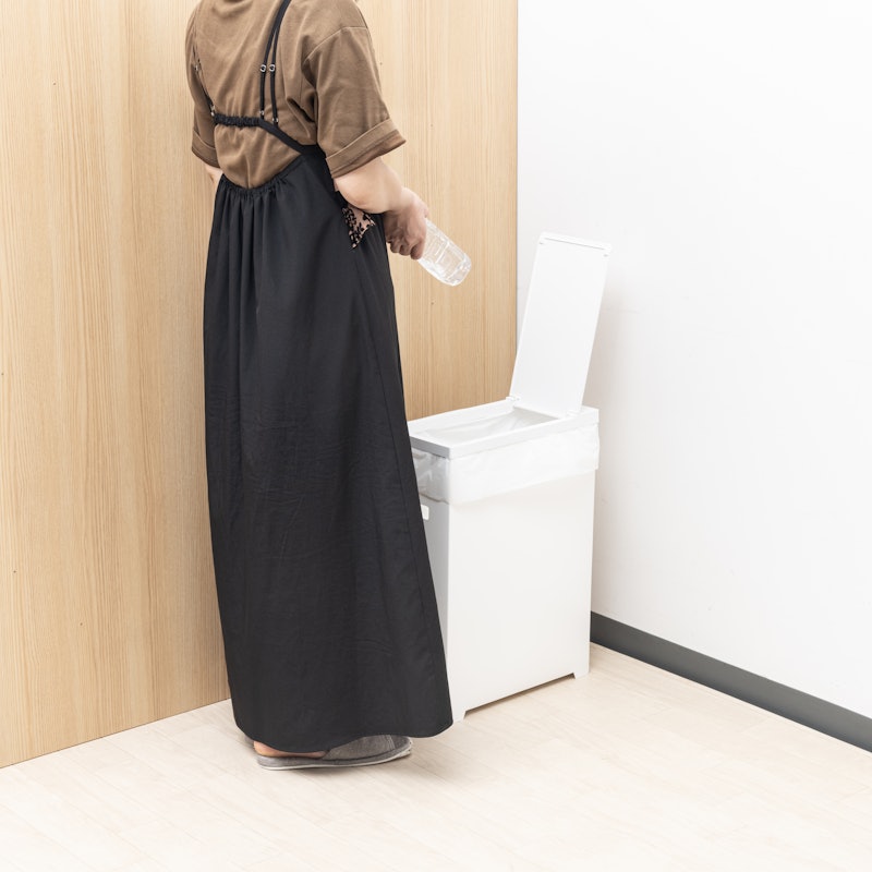 スリム蓋付きゴミ箱 タワー 5