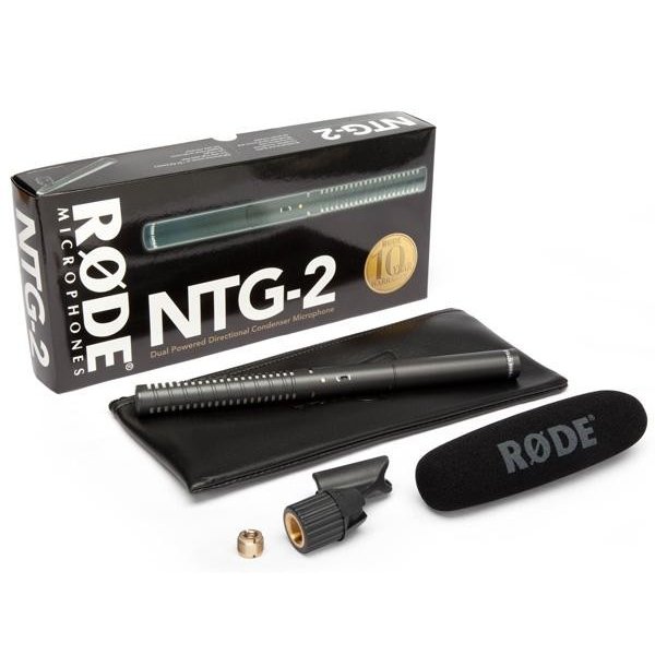 ‎RODE Dual-power Shotgun Microphone NTG2 2