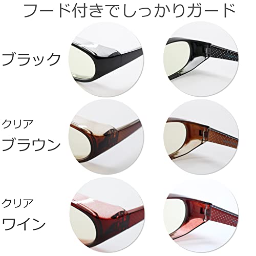 曇り止め花粉サングラス 4