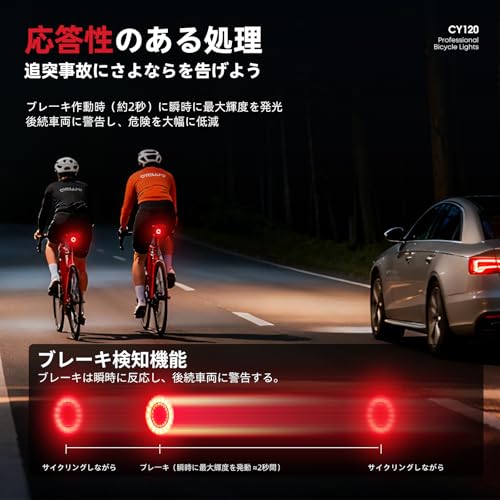 自転車テールライト リアライト 3