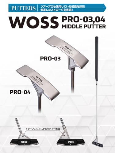 WOSS  パター　トライアングルスタビリティー ブレード型 ピン型 2