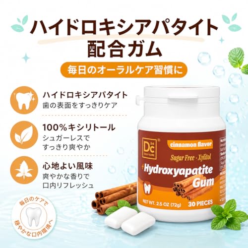 ハイドロキシアパタイト&キシリトール配合再石灰化ガム 2