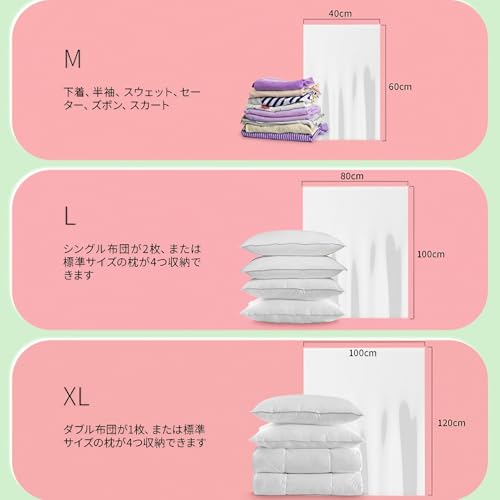 真空圧縮袋 3
