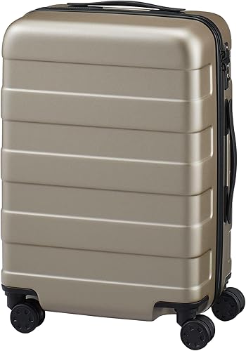 無印良品　キャリーケース 4輪キャスター付き 無印良品「（撥水）加工ポリエステルジャバラポケット四輪キャリー