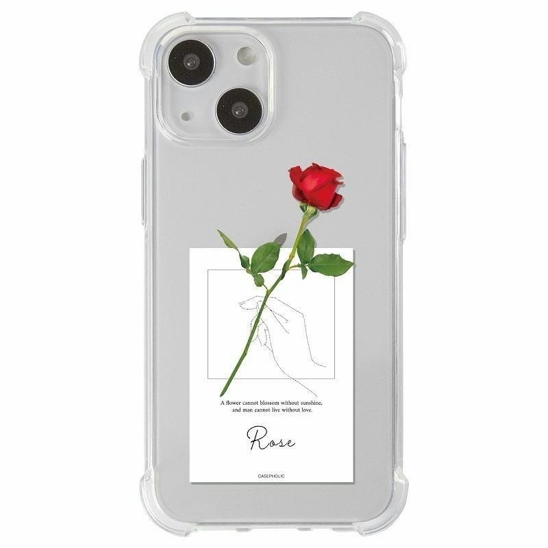 一輪花カードモチーフスマホケース 1