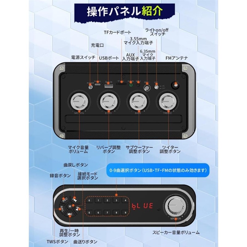 ポータブルスピーカーセット 6