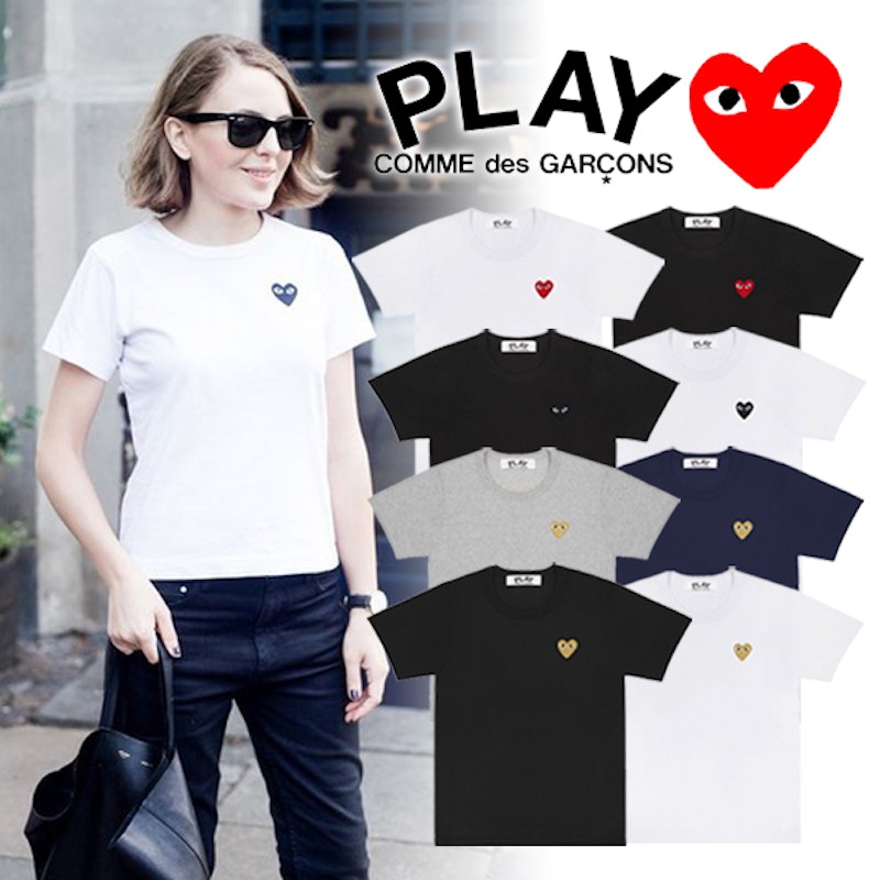 PLAY ハートロゴ 半袖Tシャツ 1