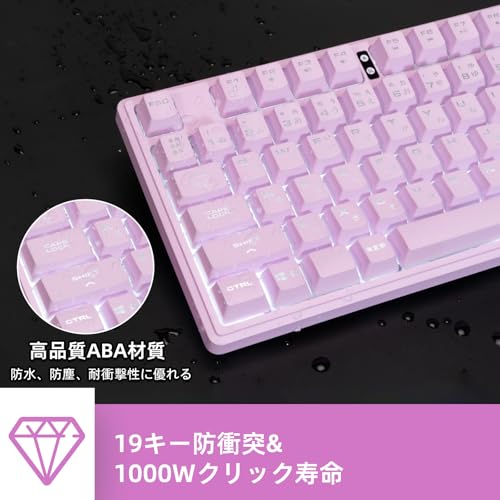 ゲーミングキーボードマウスセット 3