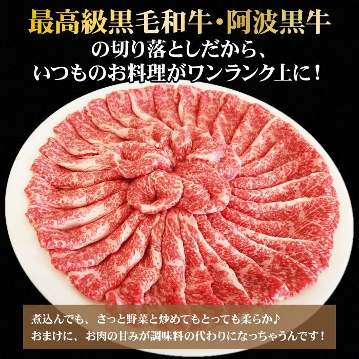阿波黒牛 霜降り 切り落とし 5
