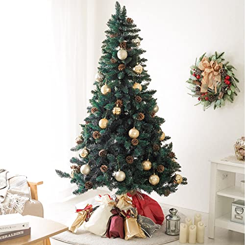 装飾無しクリスマスツリー180センチ 本体のみ 組立簡単 収納便利