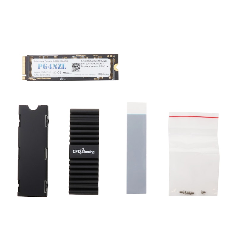 PG4VNZ シリーズ M.2接続 SSD 4