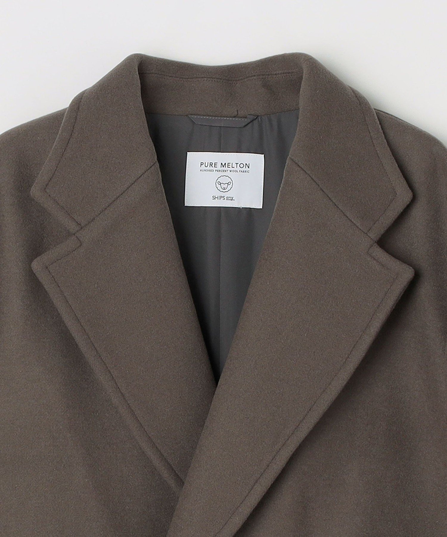 PURE WOOL MELTON ダブル チェスターコート 25AW 3