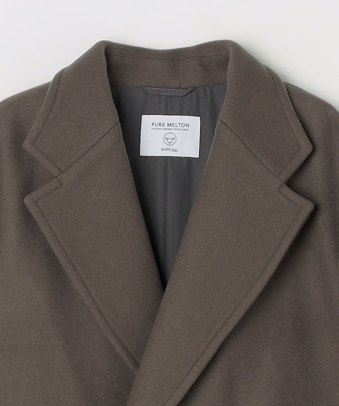 PURE WOOL MELTON ダブル チェスターコート 25AW 3