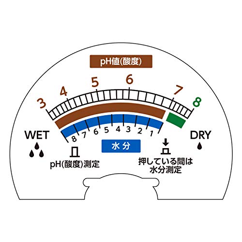 土壌酸度計　水分測定機能付き 4