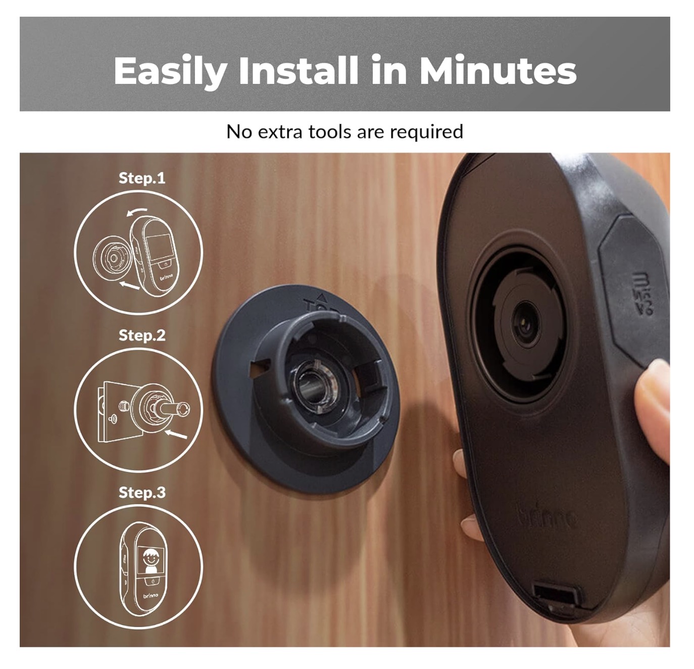 スマートピープホール DoorCam 7