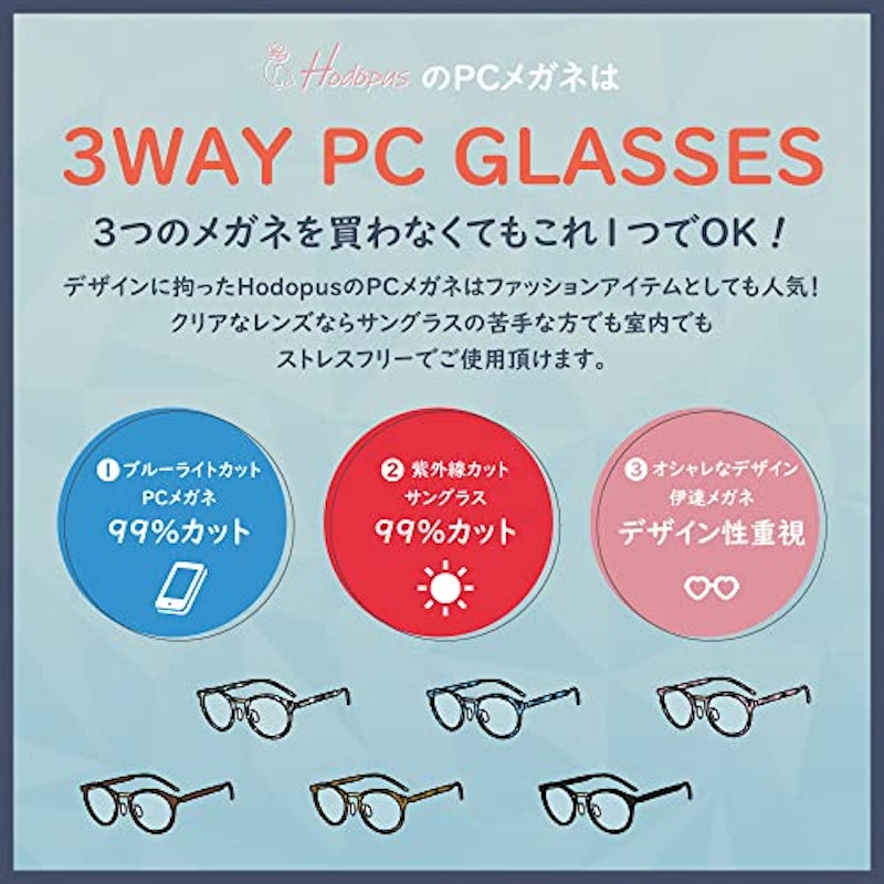 ブルーライトカットメガネ 2