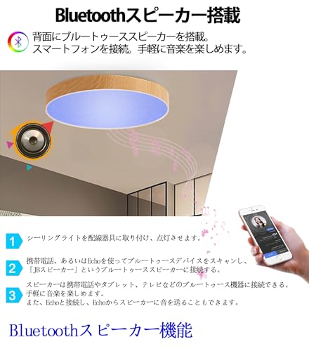 スピーカー付きシーリングライトのおすすめ人気ランキング【2025