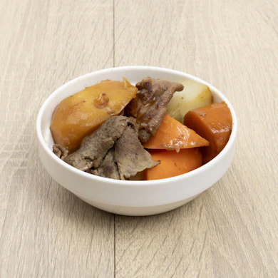 どの食材も箸で切れる柔らかさで、ねっとりほくほくに仕上がる