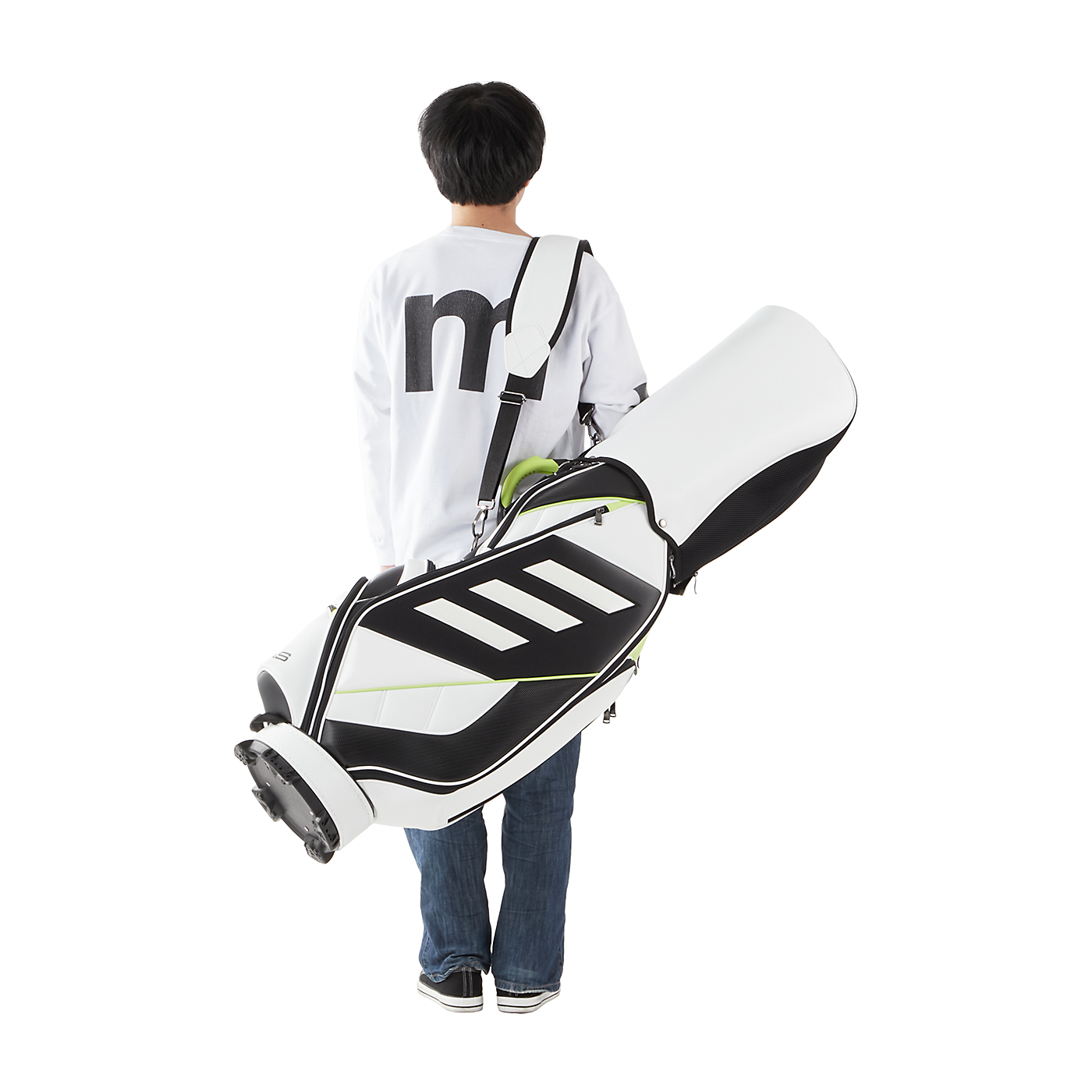 アディダスゴルフ スリーバー キャディバッグ ホワイト アディダスゴルフ スリーバー キャディバッグ ホワイト adidas