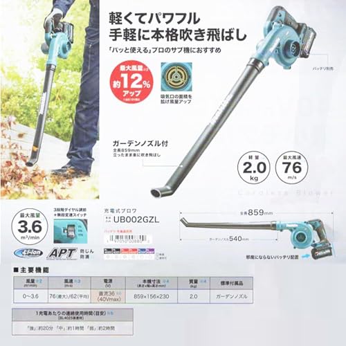 充電式ブロワ 3