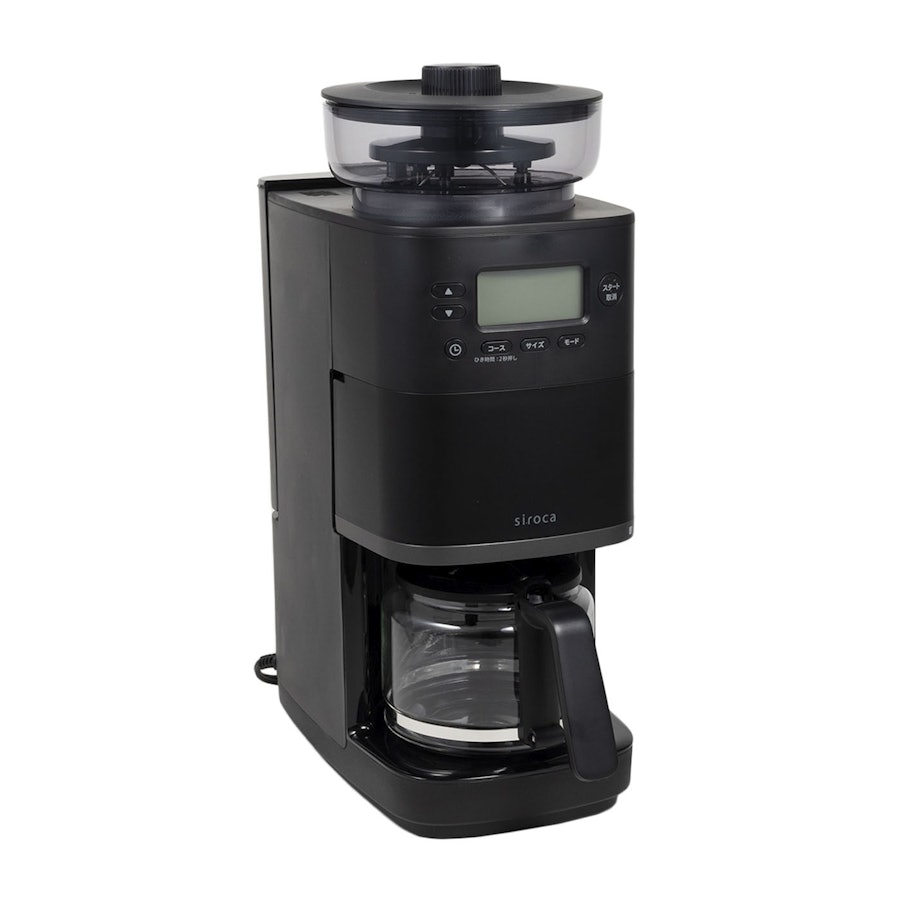 シロカ コーン式全自動コーヒーメーカー カフェばこPRO SC-C251を ...
