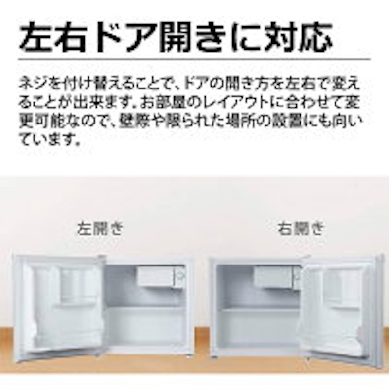 1ドア冷蔵庫 3